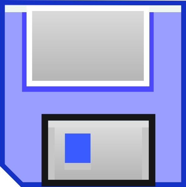 Floppy Disk Save clip art 