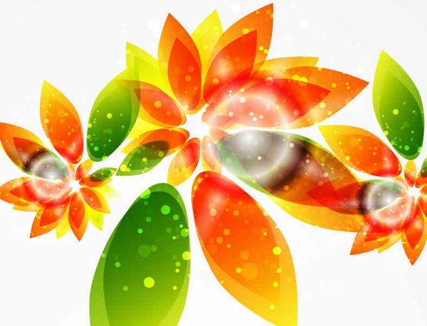 Floral Abstract Vector Background