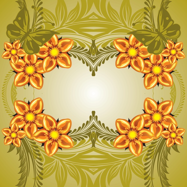 Floral background vector Free vector in Encapsulated PostScript eps