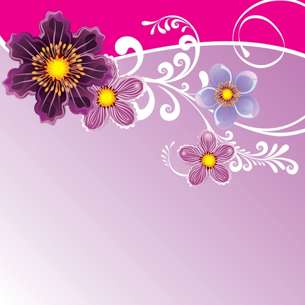 Floral background vector Free vector in Encapsulated PostScript eps