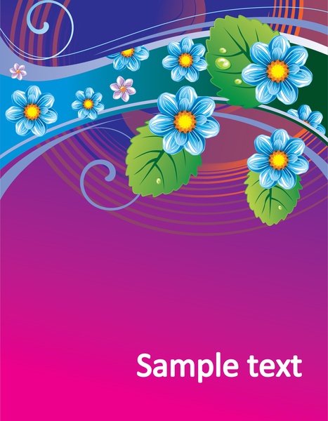 Floral Background Vector Vectors Graphic Art Designs In Editable Ai