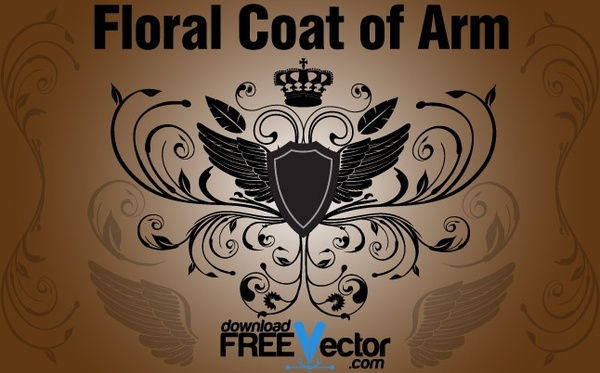 Floral Coat of Arm