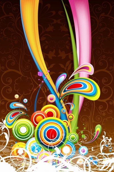 Floral Colorful Background 2 