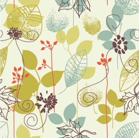 floral design element vector background
