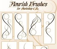 Flourish Brushes for CS3