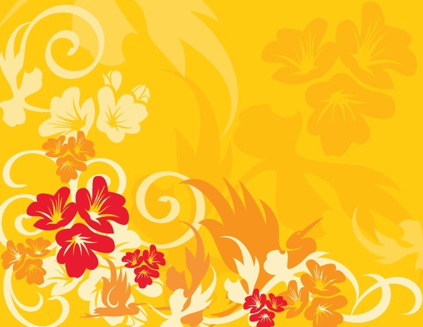 flower pattern vector