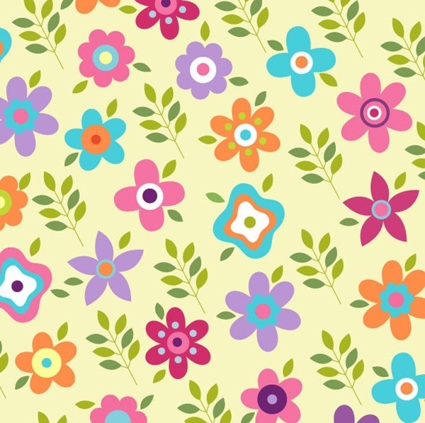 flower patterns vector graphic