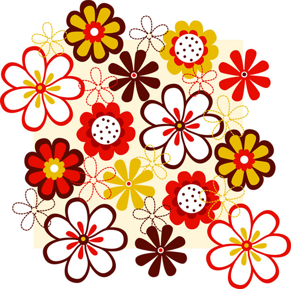 Flower vector background Vectors images graphic art designs in editable ...