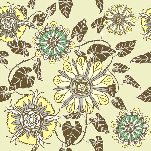 flower vector pattern 