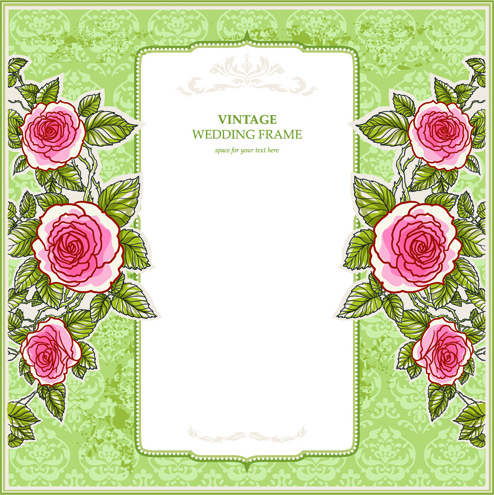 Flower wedding invitations Vectors graphic art designs in editable .ai .eps  .svg .cdr format free and easy download unlimit id:532394