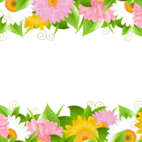 Flowers petals lace background 02 vector Free vector in Encapsulated