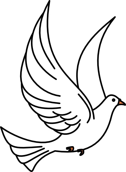 Flying dove illustration drawing engraving ink line art vector Stock  Vector  Adobe Stock