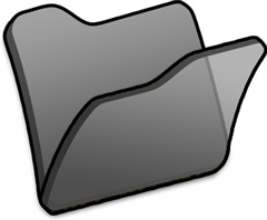 Folder black