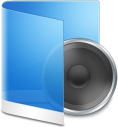 Folder Blue Music