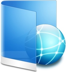 Folder Blue Network