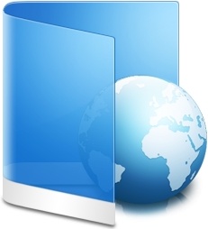 Folder Blue Web