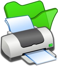 Folder green printer