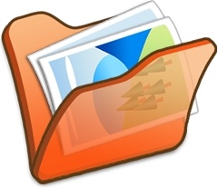 Folder orange mypictures