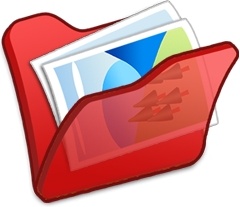 Folder red mypictures