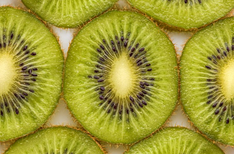 food decor picture closeup kiwi slices decor 