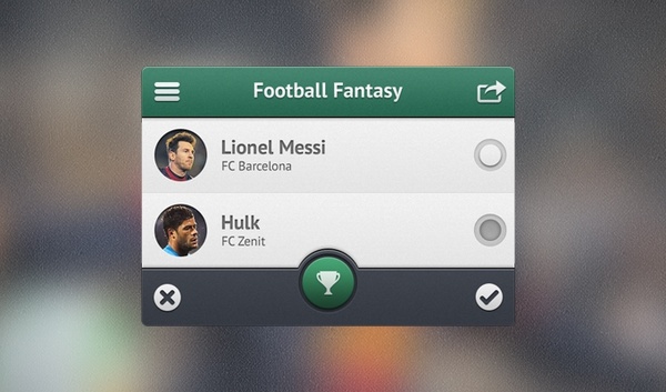 Football App UI