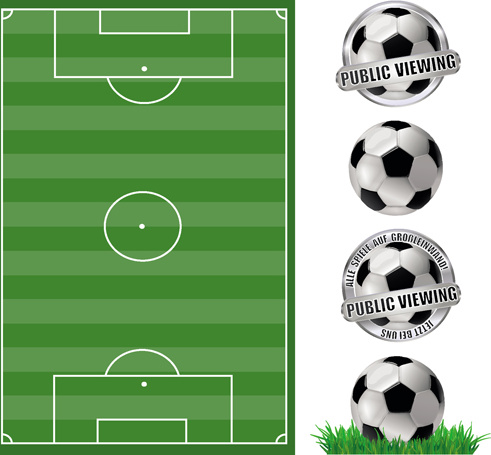 Football Field With Football Labels Vector Vectors Graphic Art Designs In Editable Ai Eps Svg Format Free And Easy Download Unlimit Id
