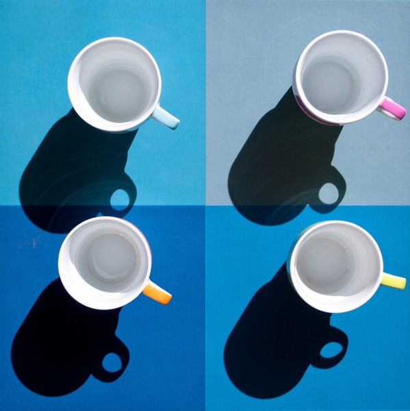 four coffee cups