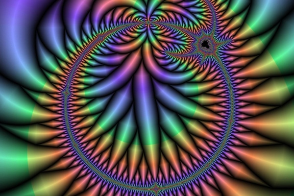 fractal art colorful