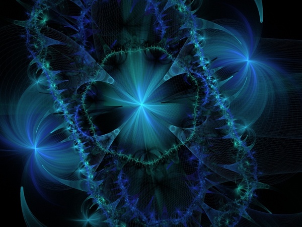 fractals fractal blue 