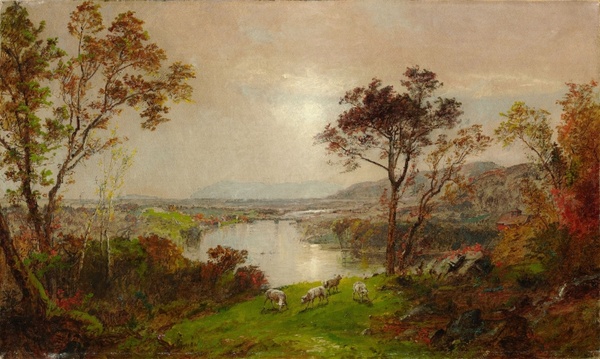francis cropsey painting oil on canvas
