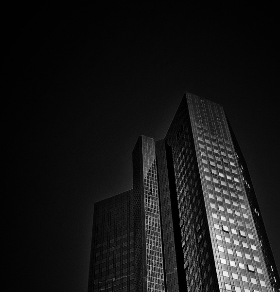 frankfurt deutsche bank skyline