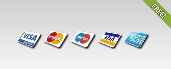 Free 5 Credit Card Icons