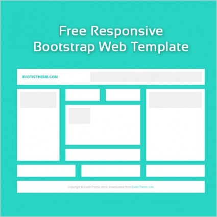 free blank responsive web template