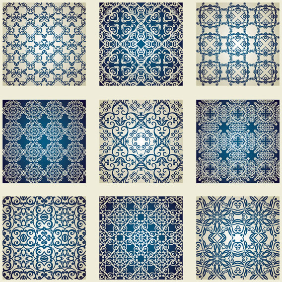 free blue patterns