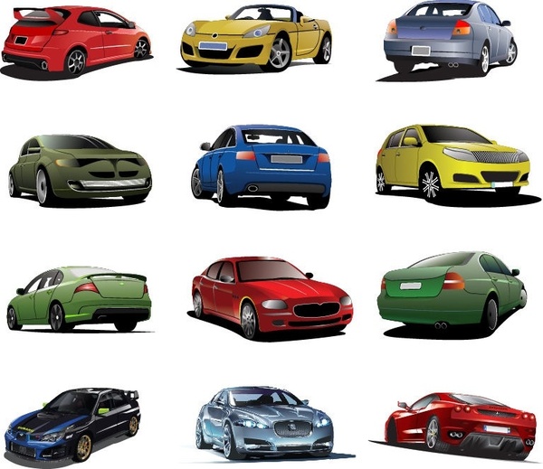 Free Cars Vector Set