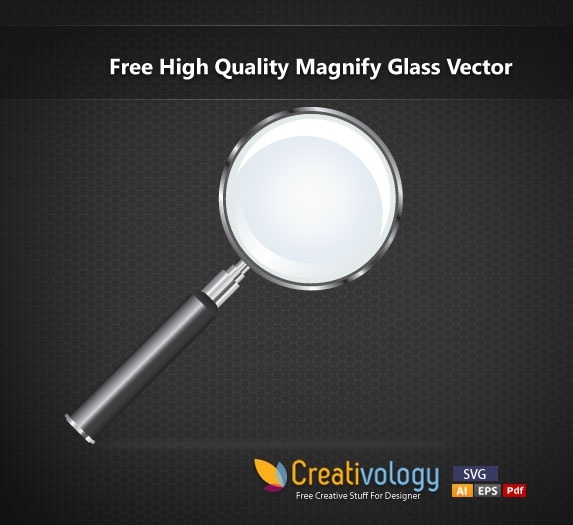 Free High Quality Magnify Glass Vector 