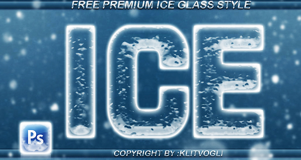 free ice glass style