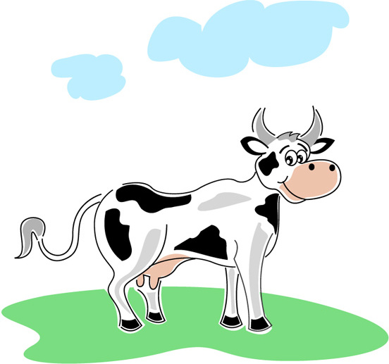 free illustration cow