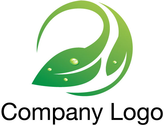 free natural leaf logo vector
