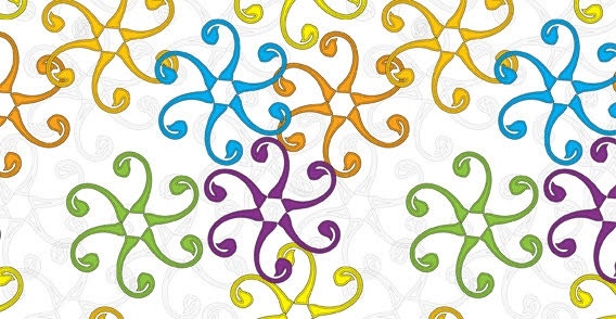 Free swirl pattern