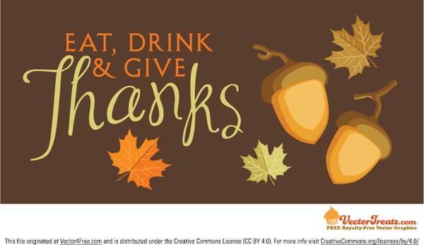 free thanksgiving vector background