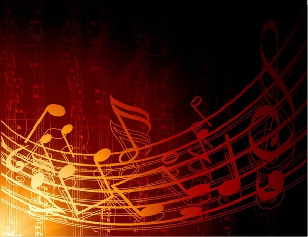 Free Vector Abstract Music Background