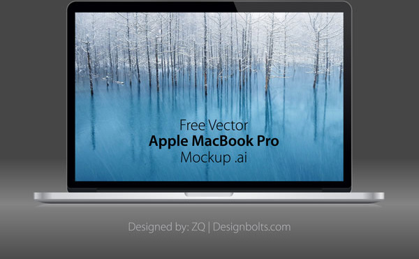 free vector apple macbook pro mockup 