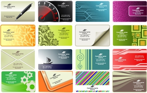 Free vector business card templates 