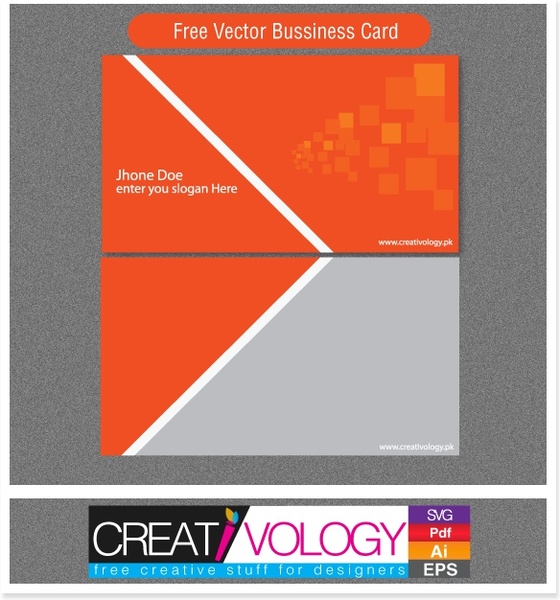 Free Vector Bussiness Card 