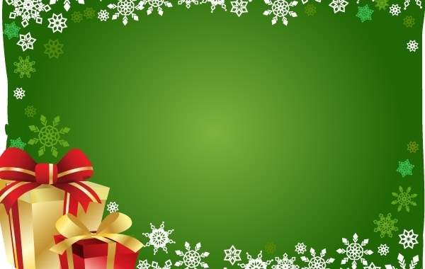 FREE VECTOR CHRISTMAS GIFT AND BACKGROUND