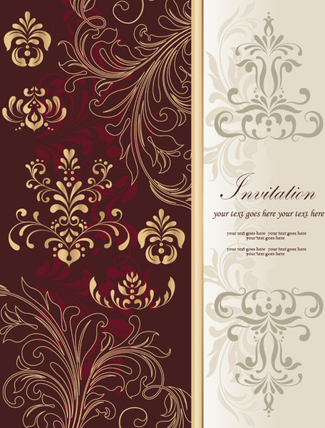 free vector decoration floral background