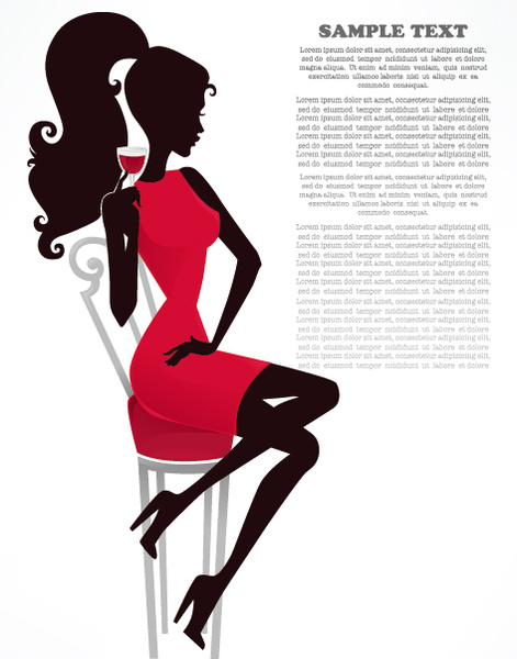 Belle Silhouette Vector-vector Silhouettes-free Vector Free Download
