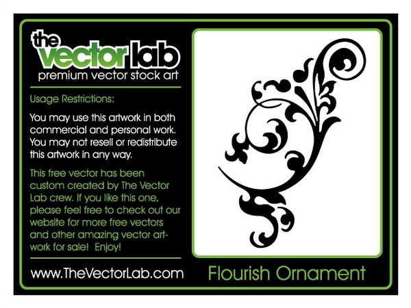 
								Free Vector Flourish Ornaments							