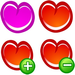 love icons isolation heart shape design colorful sketch